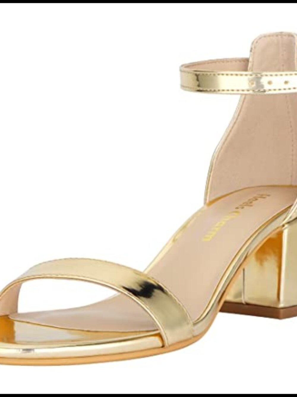 Women's Strappy Chunky Block Low Heeled Sandals 2 Inch Open Toe Buckle